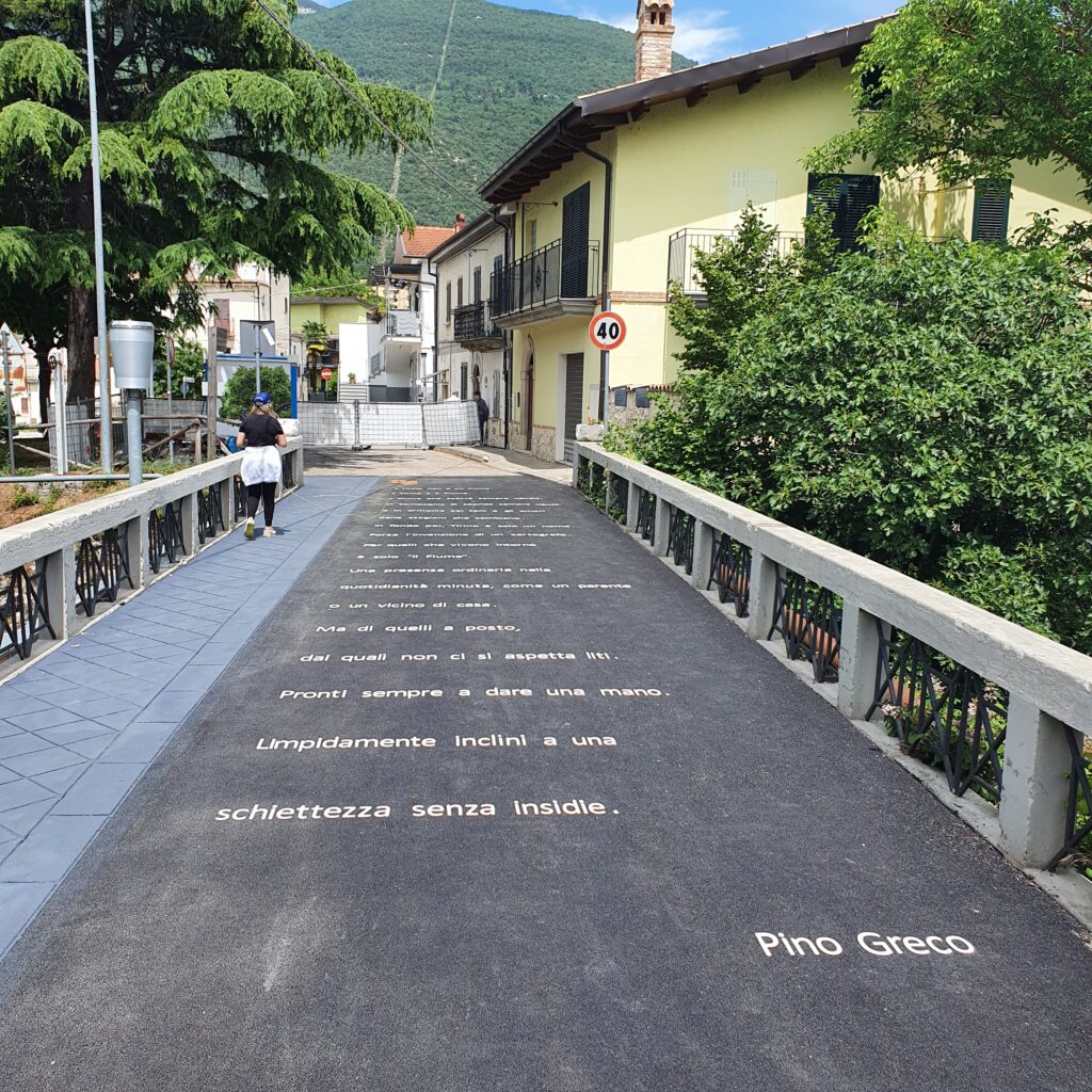 Lettere in termoplastico poesia
